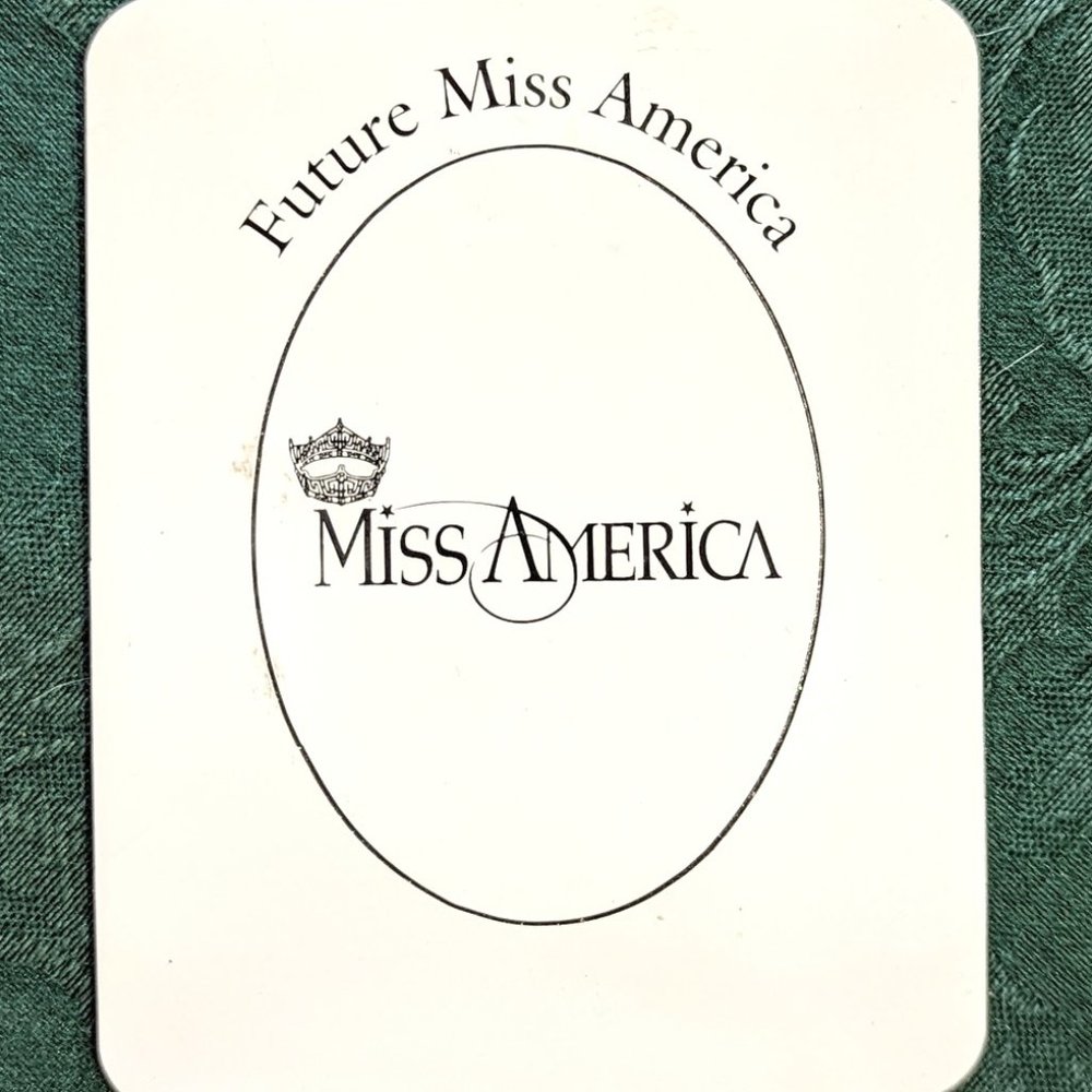 3 for $10 ⭐ Future Miss America Magnet Picture Frame White Black 3x4"